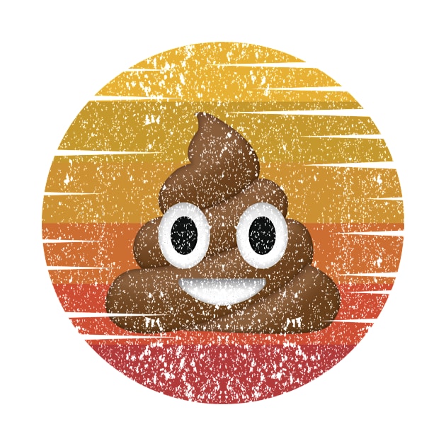 poop emoji vintage by Dieowl