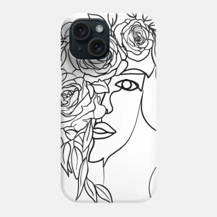 Women in floral Bouquets Phone Case