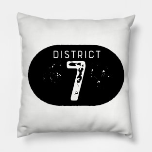 District 7 Pillow