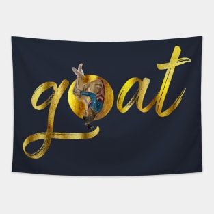 Simone Biles goat Tapestry