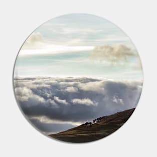 Evening cloudscape over Glenkilrie, Blacklunans, Scotland Pin