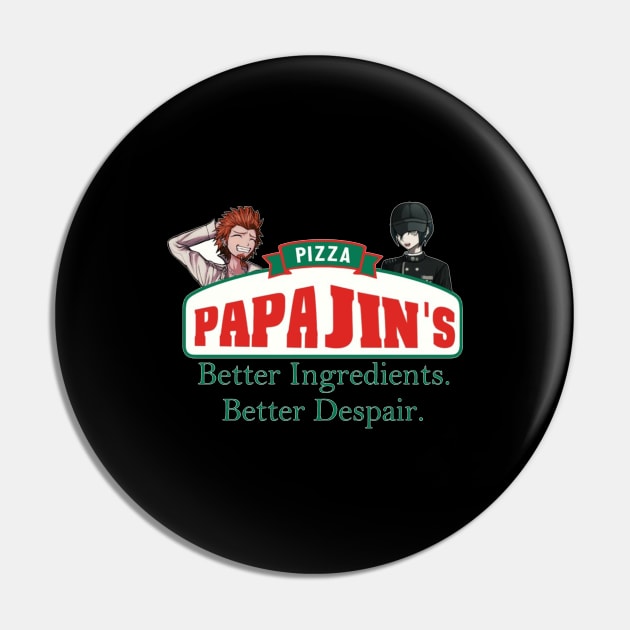 Danganronpa Papa John's Pin by diannvasquez