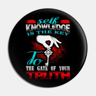 Self Knowledge is the Key Pin