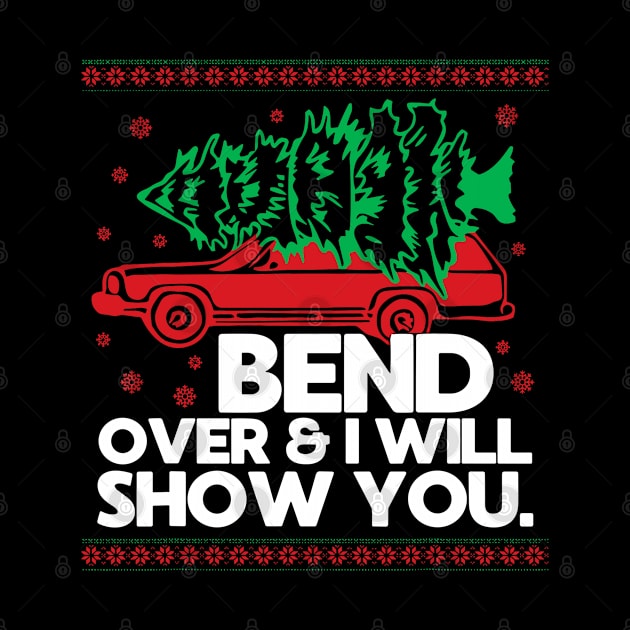 Bend Over And I'll Show You Christmas Couple Matching Family by rhazi mode plagget