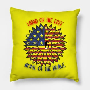 Land Of The Free Pillow