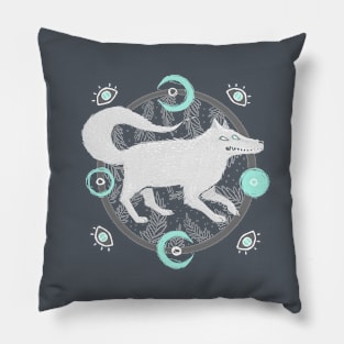 CULT ALIEN NIGHT WOLF Pillow