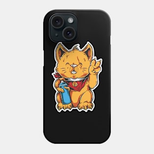 Graffiti cat Phone Case