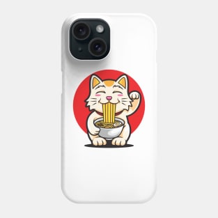 Lucky Ramen Cat Phone Case