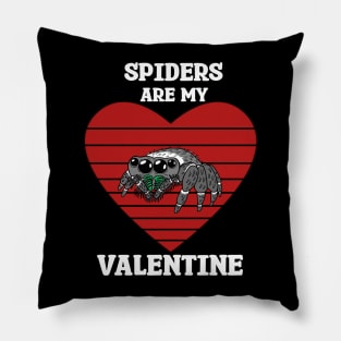 Spiders are my Valentine Pillow