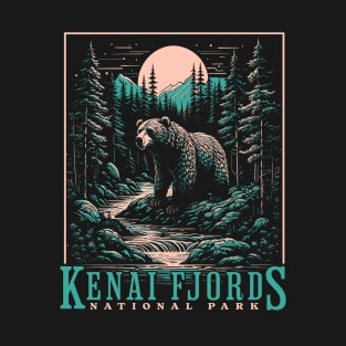 Kenai Fjords US National Park Backpacking Hiking Camping T-Shirt