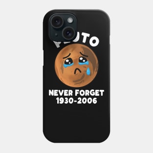 Pluto Never Forget 1930 - 2006 Phone Case