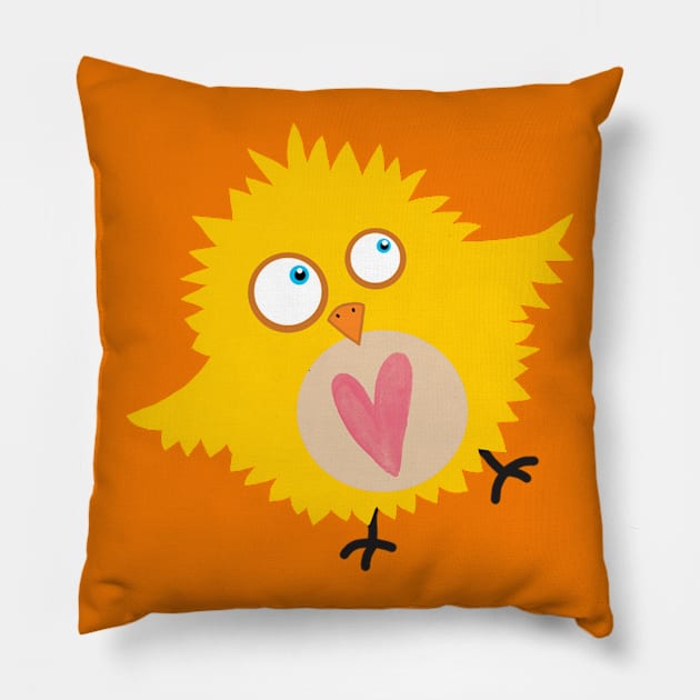 Chick Pillow by ElviaMontemayor