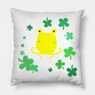 on St. Patrick’s Day bird bag Pillow