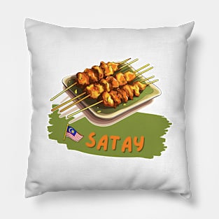 Satay | Malaysian Cuisine Pillow