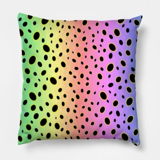 Psychedelic Frog Spots Pillow