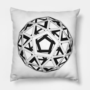 gmtrx lawal skeletal snub dodecahedron Pillow