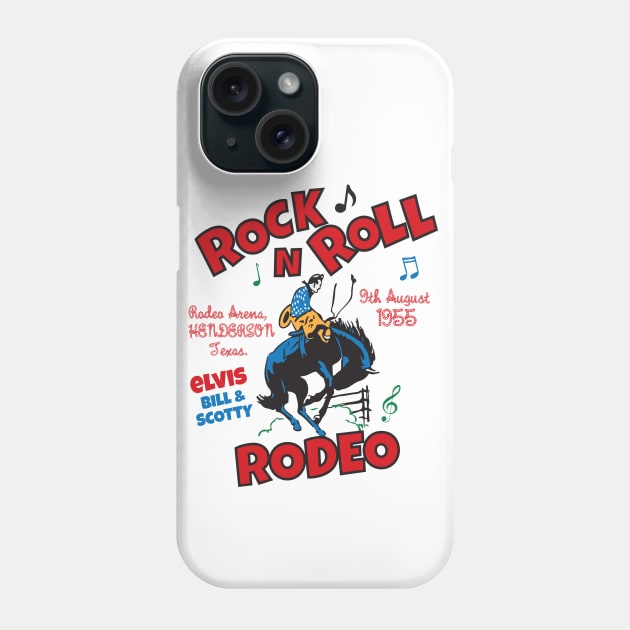 Rock N Roll Rodeo Phone Case by PopGraphics