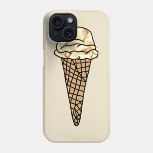 sea salt w/ carmel ribbons, salt and straw Phone Case