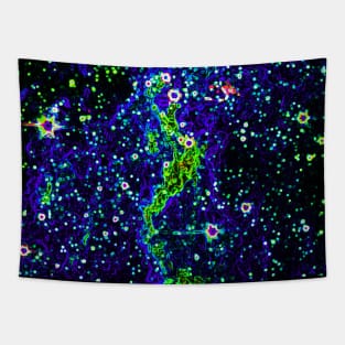 Black Panther Art - Glowing Edges 609 Tapestry