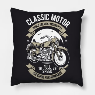 Classic Motor Pillow