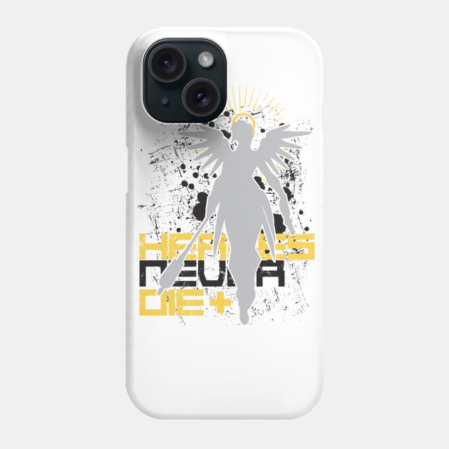 Heroes Never Die Mercy Phone Case by Digitalgarz