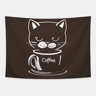 Paws and coffee bliss Tapestry