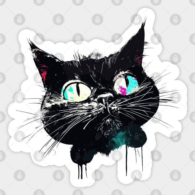 Black Cat - Black Cat - Sticker