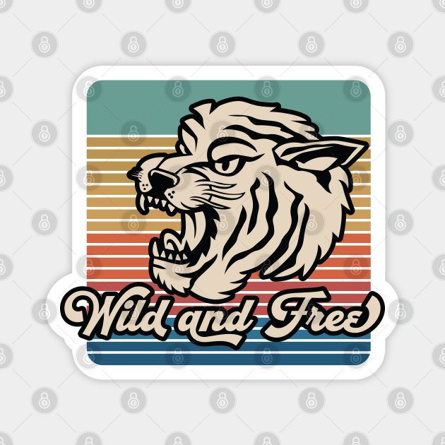 Wild And Free Magnet by Mako Design 