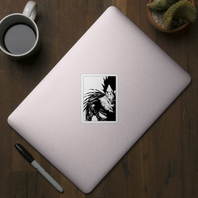 Ryuk Death Note Manga Ryuk Death Note Sticker Teepublic