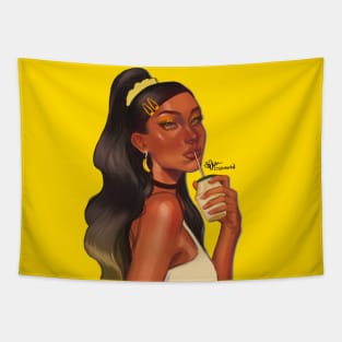 banana milk Tapestry