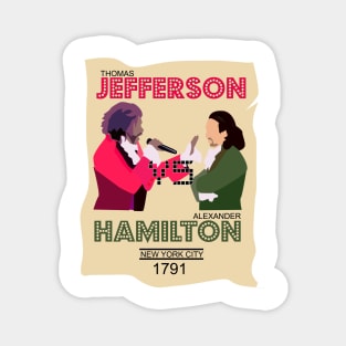 Jefferson VS Hamilton. Epic Rap Battles Magnet