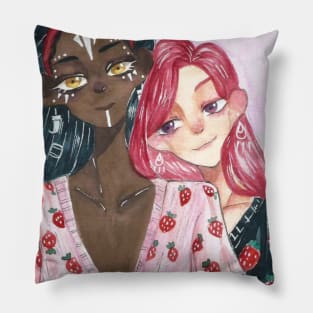 Girl Couple Pillow