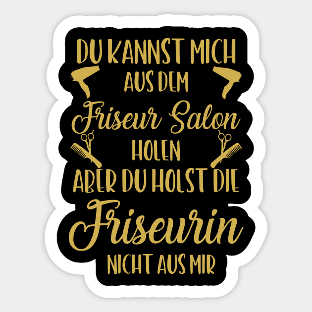 Lustige Friseurin Spruche Lustige Friseurin Sprche Sticker Teepublic