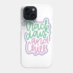 Track Day And Chill - Mint / Pink / Purple Phone Case