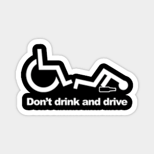 Handicap Wheelchair Don'T Drink And Drive Magnet