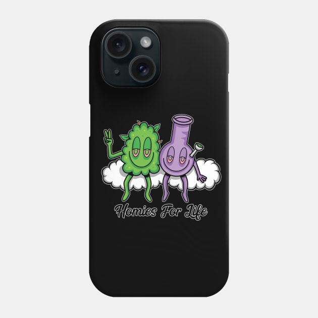 Homies for Life Phone Case by MightyShroom