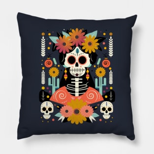 Dia De Los Muertos Pillow