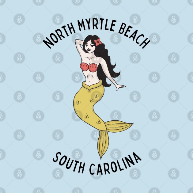 North Myrtle Beach South Carolina Mermaid by carolinafound