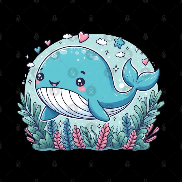 Happy Whale by The Art-Mart