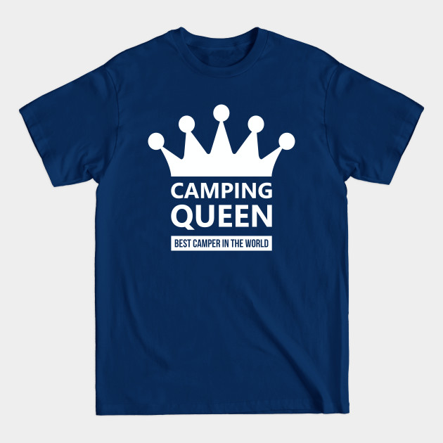 Disover Camping Queen - Camping Girl - T-Shirt