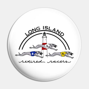 Long Island Retired Racing Greyhound - Suffolk County Pin