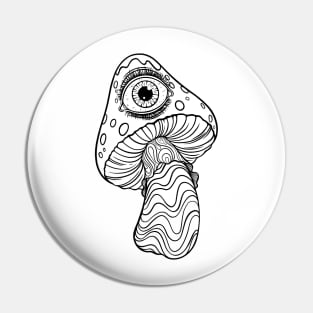Magic mushroom Pin