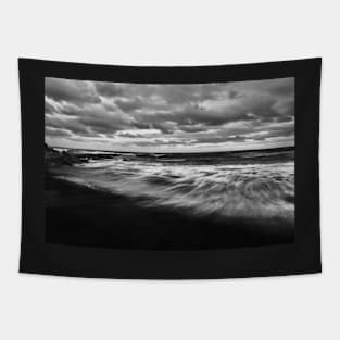 Waves crashing on the beach Tapestry