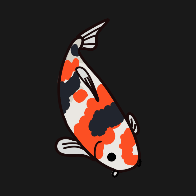 Cute Koi Fish by Lyuda