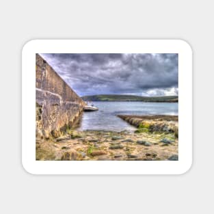 Moored dinghy, Houbie Beach, Fetlar Magnet