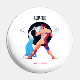 Aquarius Pin