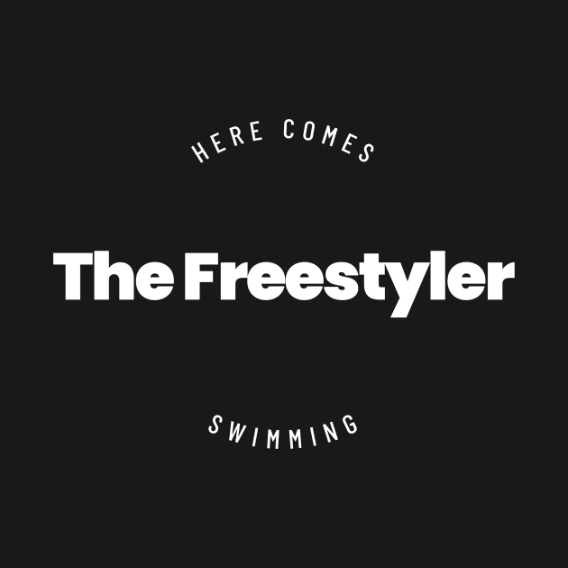 Freestyle swimming tshirt design by H2Ovib3s