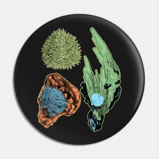 Geodes Rocks and Minerals Pin