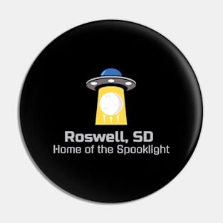 Roswell, South Dakota Spooklight Pin