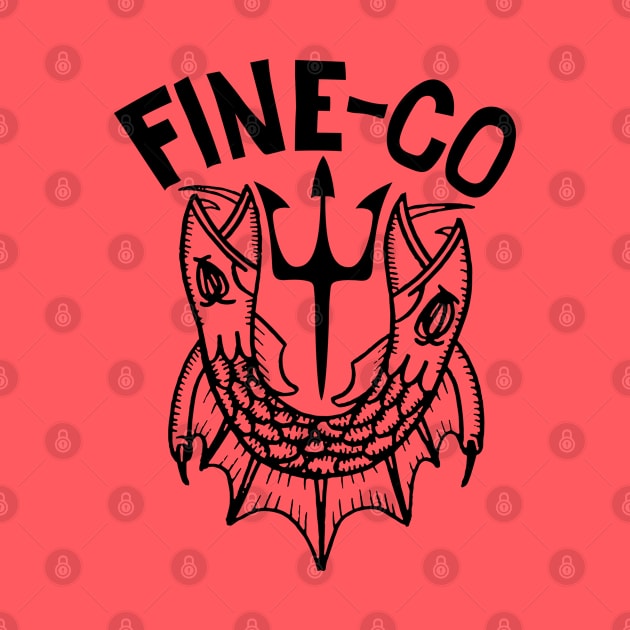 2 Headed Fine-Co logo by Fine-co